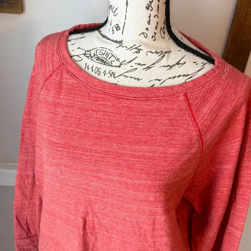 J. Crew Red Crew Neck Sweatshirt